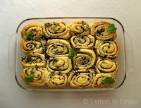 Eggless Herb Pull-Apart Rolls