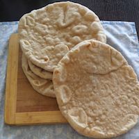 Sourdough Pitas