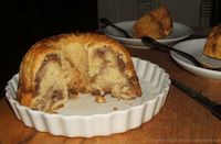 Yeasted Nut Roll Coffee Cake