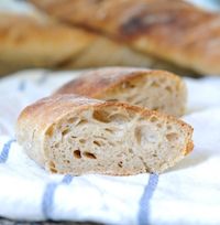 Spelt Sourdough Baguettes