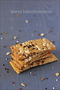 Crunchy Savoury Seed Crackers