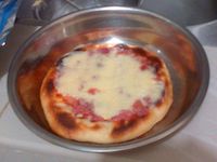 Pan Fried Mini Pizza