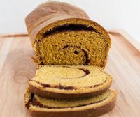 Cinnamon Swirl Yeasted Pumpkin Wheat Bread