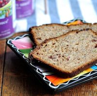 Double Almond Cranberry Spelt Loaf