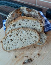 Whole Wheat Bread With Liquid Sourdough