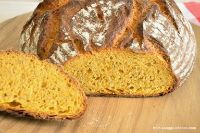 Bread With Carrot Juice And Grated Carrots
