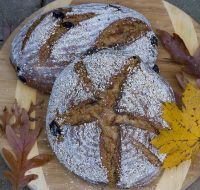 Hard Cider Cherry Rye Bread