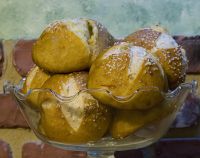 Sourdough German Style Pretzel Rolls