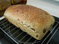 Whole Wheat Yogurt, Seed And Cranberry Bread