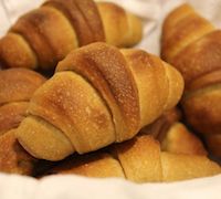 Sourdough Pumpkin Crescent Rolls