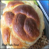 Egg Less Slovak Paska Bread