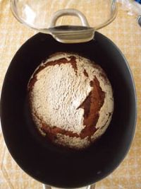 Walnut Cheese Rye Bread Baked In A Pot