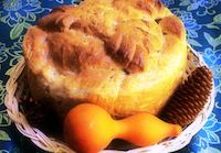 Eggless Slovak Paska Bread