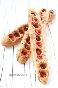 No-Knead Pizza Baguette