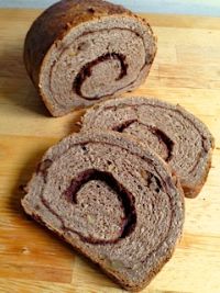100% Whole Wheat Cinnamon Swirl Bread
