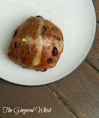 Spiced Ale Sourdough Hot Cross Buns