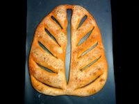 Fougasse (whole Wheat And Vegan)