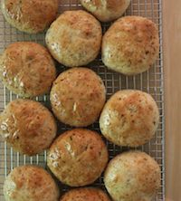 Quinoa, Onion & Rosemary Rolls