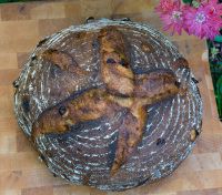 Roasted Corn & Red Peppers Sourdough