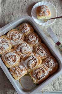 Eggless Cinnamon Rolls