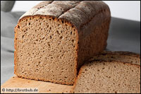 Roggen-Dinkel-Brot Als Kastenbrot