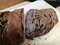 Star-studded Raisin Pecan Bread