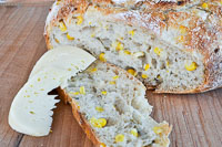 Roasted Corn Sourdough Bread
