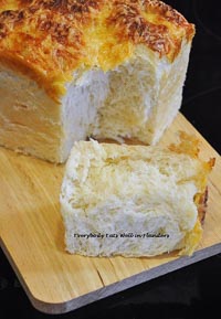 Tangzhong Ham & Cheese Loaf