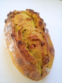 Turmeric Hazelnuts Sourdough