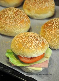 Tangzhong/Water Roux Hamburger Buns