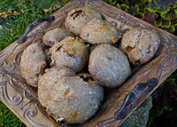 Cherry Walnut Porridge Rolls