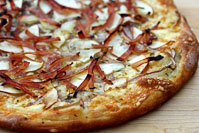 Apple And Ham Pizza