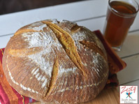 Pumpkin Whey Whole Wheat Bread