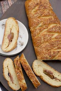 Havarti Ham Apple Braid