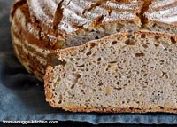 Bread With Ricotta And Grains