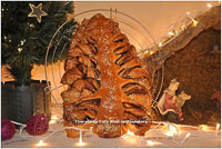 Braided Nutella Christmas Tree Bread