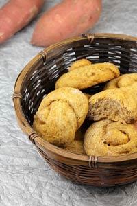 Ragi-Sweet Potato Sourdough Rolls