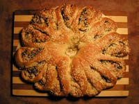 Savoury Salmon Yule Wreath - BBB