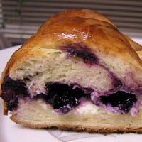 Blueberry cream cheese braid