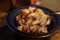 Gluten-free Chocolate Chip Bread Pudding