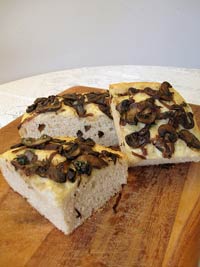 Mushroom Focaccia