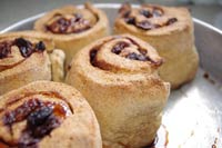 Gluten-free timtana flour cinnamon buns