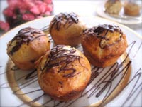 White Chocolate Brioche with Dark Chocolate