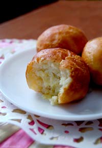 custard-filled beignets