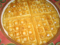 Sourdough waffles