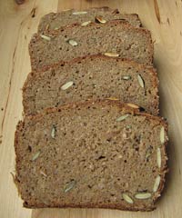 100 % Rye Sourdough with Whole Grains