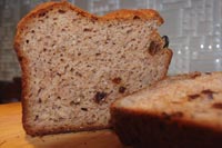 Gluten-free Cinnamon Raisin Bread