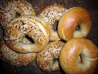 sourdough bagels