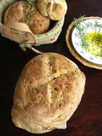 Rosemary Pepper Peasant Bread