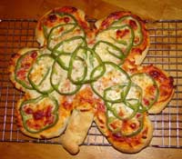 Shamrock Pepper Pizza